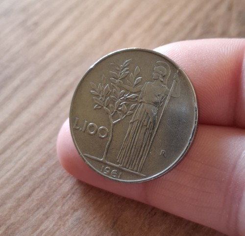 Moneta rara 100 lire 1961 - moneta,