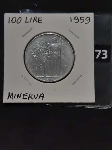 Italia moneta 100 - lire, minerva