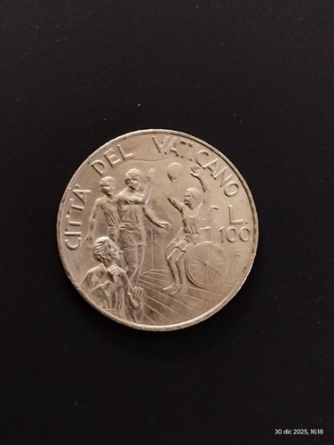Moneta 100lire citta - citta, del