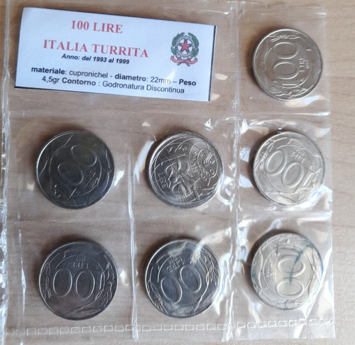 100 lire italia turrita - lire,