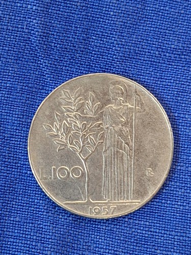 Moneta 100 lire 1957 - 100,