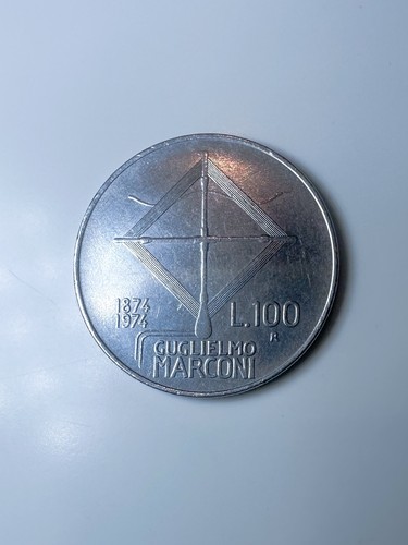 Moneta 100 lire guglielmo - moneta,