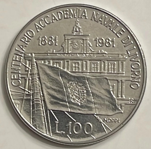 Moneta 100 lire centenario - moneta,