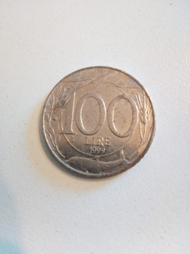 Moneta 100 lire del - moneta, da