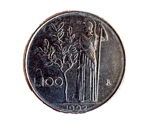 Moneta 100 lire piccola - moneta, da