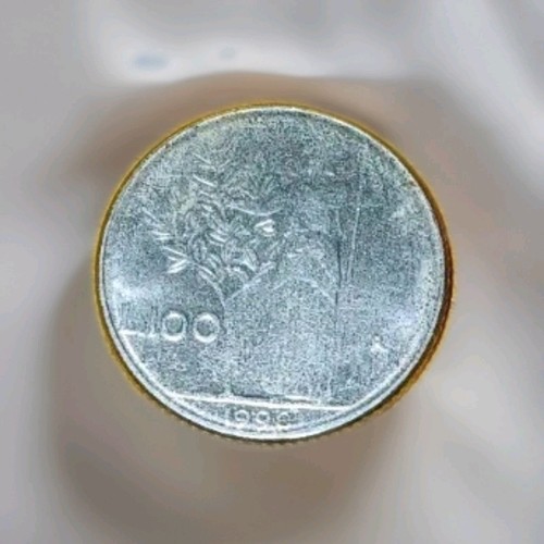 Moneta 100 lire 1990 - da, rara