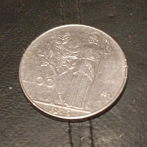 Moneta italia 100 - italia, anni