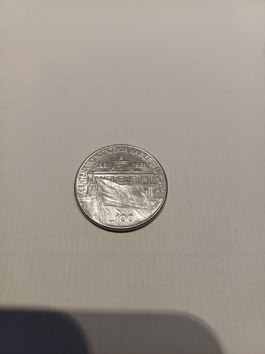 Moneta 100 lire centenario - da,