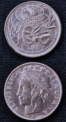Moneta 100 lire fao 1995 - da,