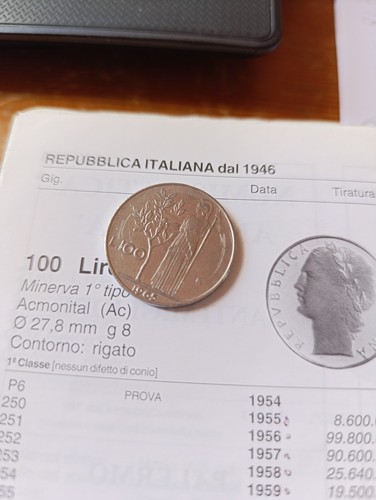 Moneta 100 lire del - da,