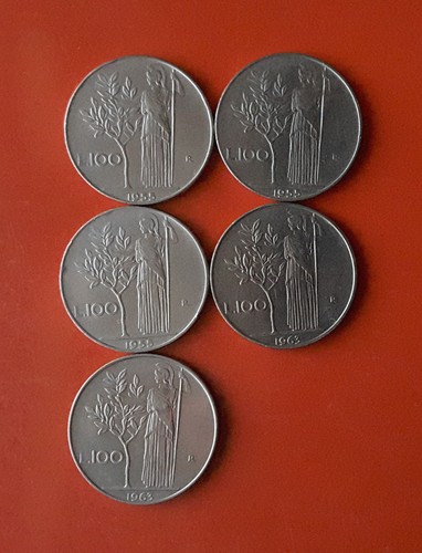 Lotto monete 100 lire - lotto,