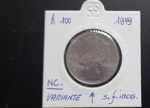 Variante moneta 100 lire - moneta,