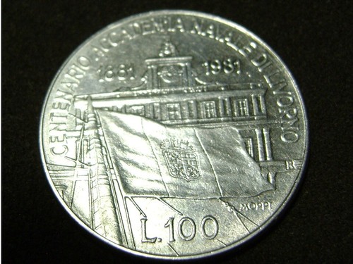 Moneta 100 lire coniata per - 100,