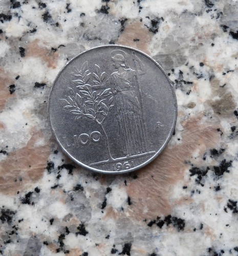 Moneta 100 lire del - lire,