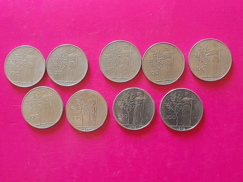 Lotto monete 100 lire - monete,