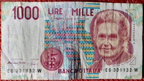 Banconata italiana 1000 - italiana,