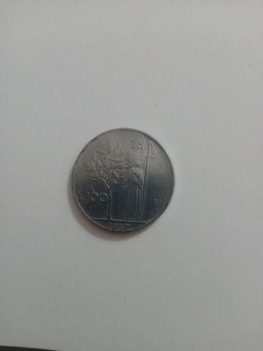 Moneta 100 lire del - da, 1957