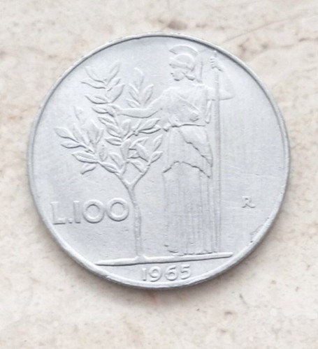 Moneta 100 lire del 1965 - da,