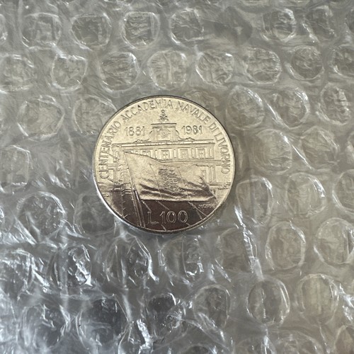 Moneta 100 lire - lire, centenario
