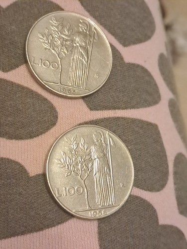 Monete 100 lire anno 1956 - monete, da