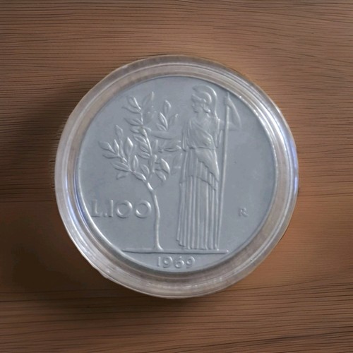Moneta 100 lire 1969 - moneta,