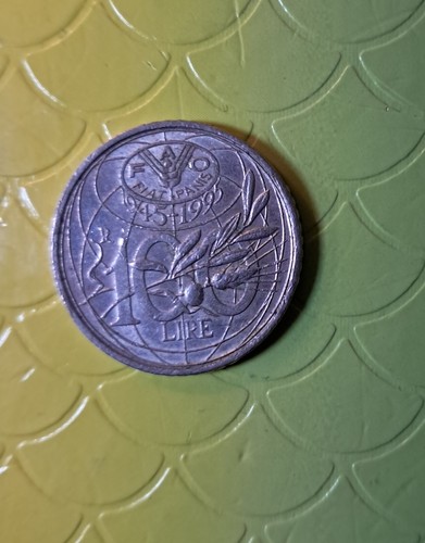Moneta 100 lire fao - moneta, da