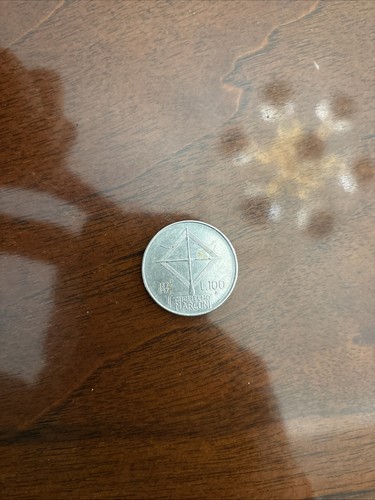 Moneta 100 lire - moneta,
