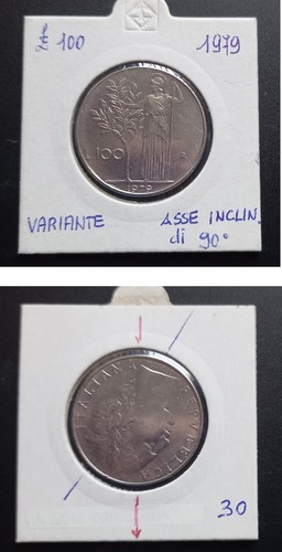Variante moneta 100 - moneta, da