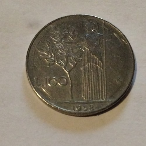 Moneta 100 lire - moneta,