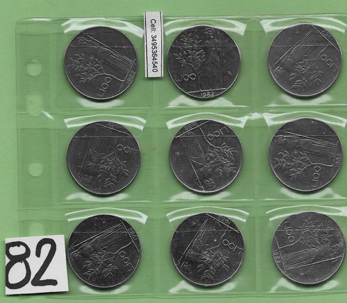 Lotto monete 100 lire - monete,