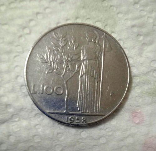 Moneta 100 lire 1958 - moneta,